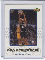 1999-00 Upper Deck Retro Old School/ New School #S25 Tim Duncan