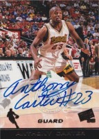 1998 Press Pass Autographs #6 Anthony Carter