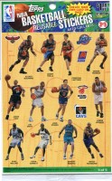 1997 Topps Stickers #3 Alonzo Mourning/Bobby Phills/Christian Laettner/Dennis Rodman/Jason Kidd/Joe Smith/John Starks/Juwan Howard/Karl Malone/Kevin Garnett/Bryant Reeves/Mitch Richmond