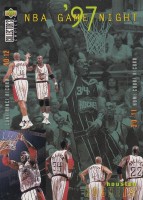 1997-98 Collector's Choice #165 Hakeem Olajuwon/Clyde Drexler/Charles Barkley/Kevin Willis