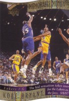 1997-98 Collector's Choice Memorable Moments #4 Kobe Bryant