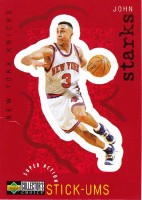 1997-98 Collector's Choice Stick-Ums #S18 John Starks