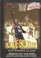 1997-98 Fleer Million Dollar Moments #6 Clyde Drexler