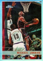 1997-98 Topps Chrome Refractors #123 Michael Jordan