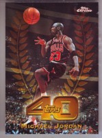 1997-98 Topps Chrome Topps 40 Refractors #T5 Michael Jordan