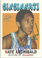 1996 Topps Stars Reprint Autographs #2 Nate Archibald
