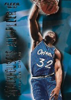 1996-97 Fleer Stackhouse's All-Fleer #9 Shaquille O'Neal