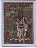 1996-97 Stadium Club Class Acts #CA7 Clyde Drexler/ Hakeem Olajuwon