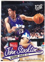 1996-97 Ultra Gold Medallion #G256 John Stockton