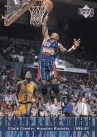 1996-97 Upper Deck #317 Clyde Drexler DN
