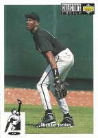 1994-95 Collector's Choice International Spanish I #23 Michael Jordan Baseball Front Golf Back