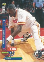 1995-96 Collector's Choice Player's Club #175 Hakeem Olajuwon FF