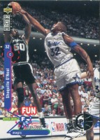 1995-96 Collector's Choice Player's Club #184 Shaquille O'Neal FF