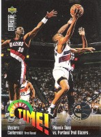1995-96 Collector's Choice Player's Club #355 Terry Porter/Kevin Johnson PT