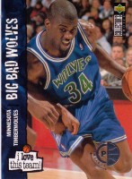 1995-96 Collector's Choice Player's Club #381 Isaiah Rider LOVE