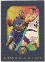 1995-96 E-XL Blue #60 Shaquille O'Neal