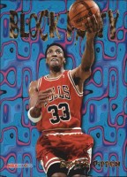 1995-96 Hoops Block Party #3 Scottie Pippen