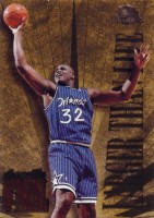 1995-96 SkyBox Premium Larger Than Life #L7 Shaquille O'Neal