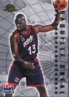 1995-96 SkyBox Premium USA Basketball #U7 Shaquille O'Neal