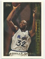 1995-96 Topps Show Stoppers #SS7 Shaquille O'Neal