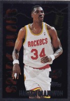 1995-96 Topps Spark Plugs #SP7 Hakeem Olajuwon