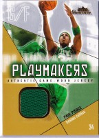 2004-05 Fleer Showcase Playmakers Jerseys 100 #PP Paul Pierce
