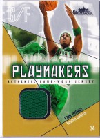 2004-05 Fleer Showcase Playmakers Jerseys 300 #PP Paul Pierce