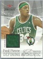 2004-05 Fleer Throwbacks Defining Authentic Jerseys 99 #PP Paul Pierce