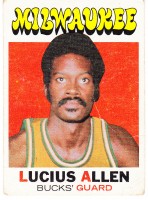 1971-72 Topps #27 Lucius Allen