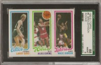 1980-81 Topps #6 34 Larry Bird/174 Julius Erving/139 Magic Johnson