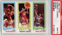 1980-81 Topps #30 108 Calvin Murphy/176 Maurice Cheeks/87 Greg Kelser