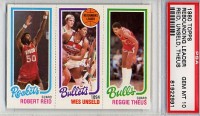 1980-81 Topps #31 110 Robert Reid/243 Wes Unseld/50 Reggie Theus