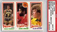1980-81 Topps #35 116 Dudley Bradley/155 Eddie Jordan/239 Allan Bristow