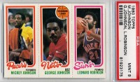 1980-81 Topps #37 119 Mickey Johnson/154 George Johnson/193 Leonard Robinson