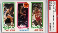 1980-81 Topps #42 131 Scott Wedman/164 Bill Cartwright/23 John Drew