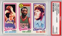 1980-81 Topps #46 140 Mark Landsberger/10 Bob Lanier/222 Bill Walton