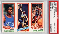 1980-81 Topps #54 158 Maurice Lucas/261 James Edwards/157 Eddie Jordan