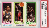 1980-81 Topps #64 172 Marvin Webster/175 Caldwell Jones/129 Sam Lacey