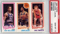 1980-81 Topps #65 173 Ray Williams/94 John Lucas/202 Dave Twardzik