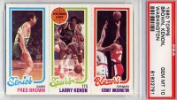 1980-81 Topps #77 228 Fred Brown/205 Larry Kenon/203 Kermit Washington