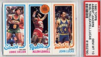 1980-81 Topps #79 231 Lonnie Shelton/104 Allen Leavell/96 John Lucas