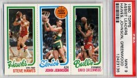 1980-81 Topps #92 24 Steve Hawes/226 John Johnson/45 David Greenwood