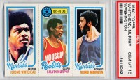 1980-81 Topps #105 71 Jerome Whitehead/17 Calvin Murphy/70 Richard Washington