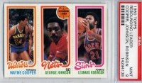 1980-81 Topps #113 95 Wayne Cooper/154 George Johnson/193 Leonard Robinson