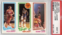 1980-81 Topps #116 105 Rick Barry/123 Sam Lacey/54 Kenny Carr