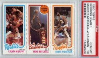 1980-81 Topps #118 108 Calvin Murphy/51 Mike Mitchell/80 Bobby Wilkerson