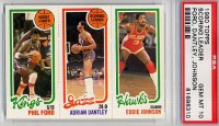 1980-81 Topps #128 124 Phil Ford/234 Adrian Dantley/26 Eddie Johnson