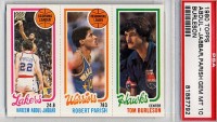 1980-81 Topps #131 132 Kareem Abdul-Jabbar/93 Robert Parish/126 Tom Burleson