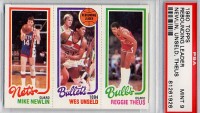 1980-81 Topps #143 159 Mike Newlin/243 Wes Unseld/50 Reggie Theus