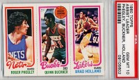 1980-81 Topps #144 160 Roger Phegley/145 Quinn Buckner/138 Brad Holland